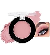 Monochrome Matte Eyeshadow Makeup Palette, Highly Pigmented Cocoa Red Color Eyeshadow Palette,Mat...