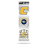 Rico Industries NCAA Tennessee-Chattanooga Mocs 3-Piece Retro Spirit Decals