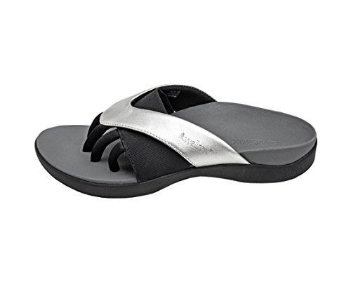 Wellrox Women's Evo-Grasp Silver Casual Sandal 6