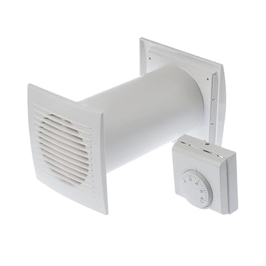 4in1 Heißluftverteiler Turbinenventilator + Thermostat + Zubehör