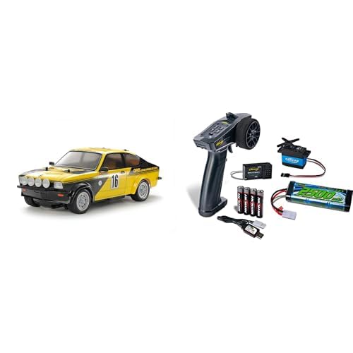 TAMIYA 47499 1:10 RC Opel Kadett GT/E Rallye MB-01 + Komplettset Start - ferngesteuertes Auto, Fahrzeug, Modellbau, Zusammenbauen, Hobby, RC Bausatz, vorlackiert
