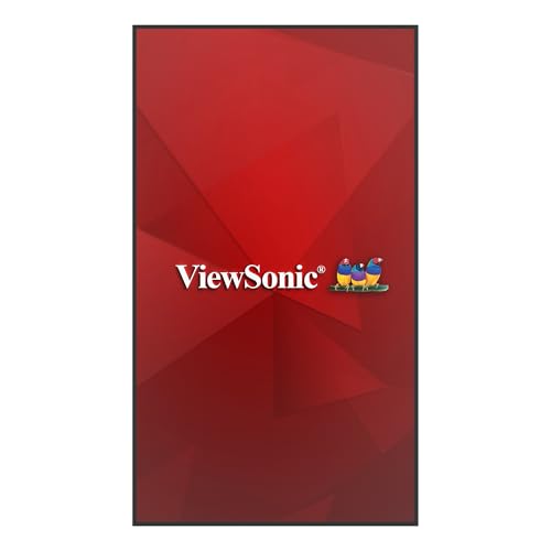 Image of ViewSonic CDE5531 55 Inch 4K UHD Commercial Display with 500-nit Brightness, 5000:1 Contrast Ratio, 8GB RAM, 32GB Storage, 16W Dual Speakers, WiFi Slot, HDMI, USB A, and USB C Inputs