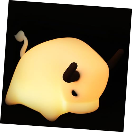 Lámpara de mesa noche recargable USB diseño vaca miniatura 1
