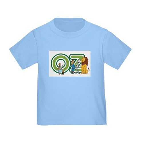 CafePress Vintage Wizard of Oz T Shirt Toddler Graphic Tee, 100% Cotton Baby Blue