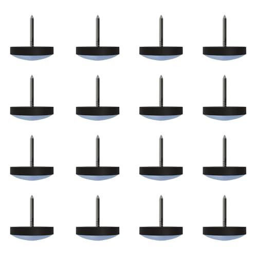 Gadgetime 1 Inch Nail-On Furniture Glides
