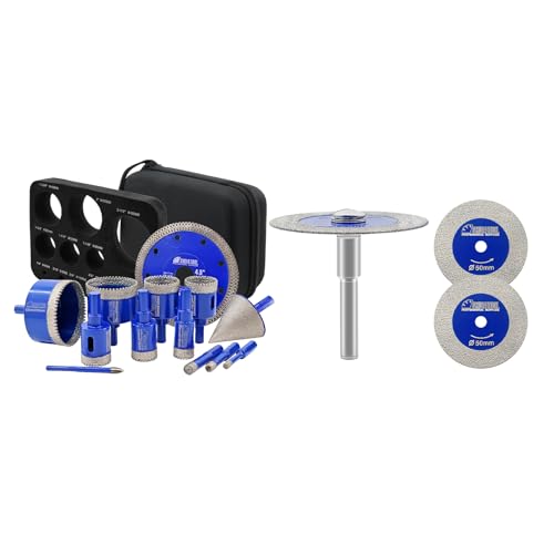 Kit de brocas diamantadas para porcelana y mármol 13 piezas miniatura 1