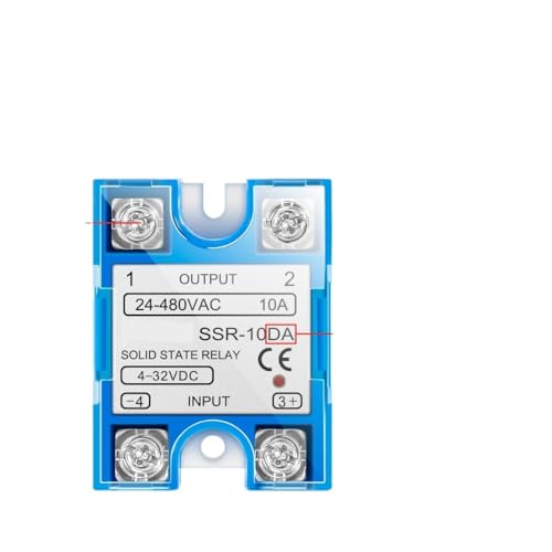 Relais à semi-conducteurs SSR monophasé avec couvercle anti-poussière JTSSR-10A pour contrôleur