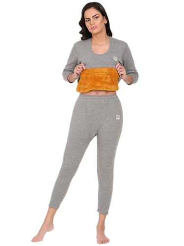 Image of Womens Thermal Gold Set (Upper+Lower)