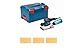 Bosch Professional Schwingschleifer GSS 280 AVE (350 Watt, Zusatzhandgriff, 3x Schleifblatt für Holz, in L-BOXX 238), 0601292901 + 1x Expert Dual Density Handschleifblock