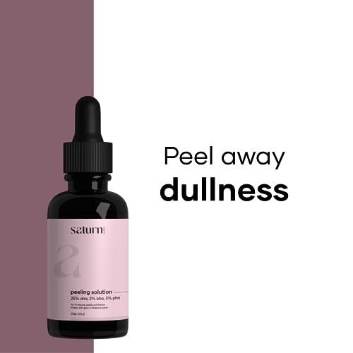 Image of Saturn by GHC Peeling Solution for Face | 10-Minute Facial | Chemical peel for face for glowing skin | Exfoliating serum | For Women | At-home facial | 30ml