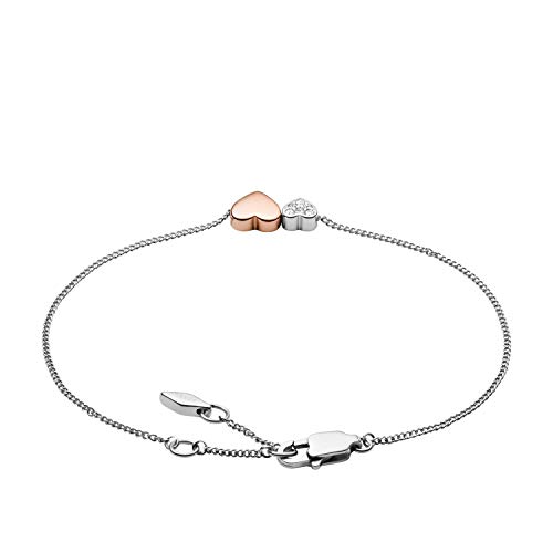 Fossil Women's Sterling Silver or Silver-Tone Stainless Steel Chain Bracelet for Women2