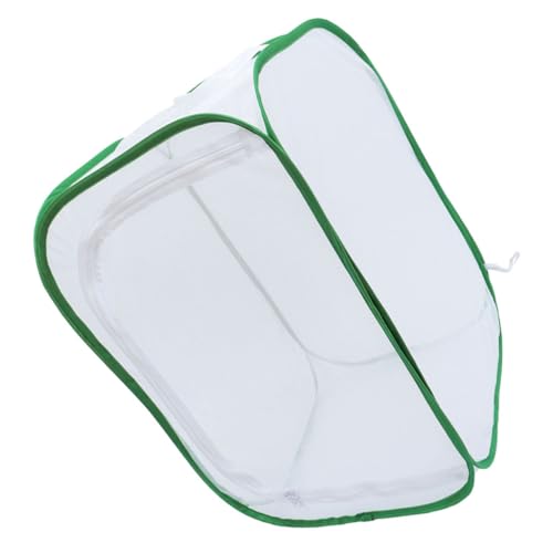 Cage d'élevage d'insectes semi-transparente portable et pliable en maille