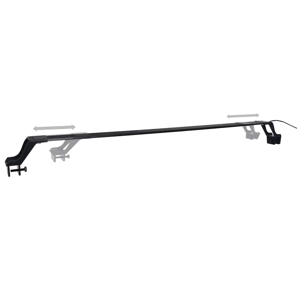 LED-Aquariumleuchte Aluminium mit Klemmen für 90-105 cm Aquarien, energiesparende LED Lichtleiste in Blau und Weiß, geeignet für Süßwasser und Meerwasser