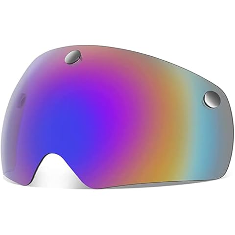 Shinmax Adults Bike Helmet Accessory,Adjustable Helmet with Removable Shield Visor Only for SM-T69 (Colorful) Cover