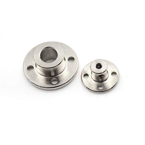 DINGGUANGHE-CUP Metal Acoplamiento de la transmisión de energía de Acoplamiento Hardware 3/4 / 5/6/7/8 / 10mm de Acoplamiento de Brida rígida for Acoplamiento de Eje del Motor (Inner Diameter : 5mm) Cover