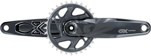 Sram Unisex – Adult's Krg Gx Eagle Dub Crankset, Black, Standard Size