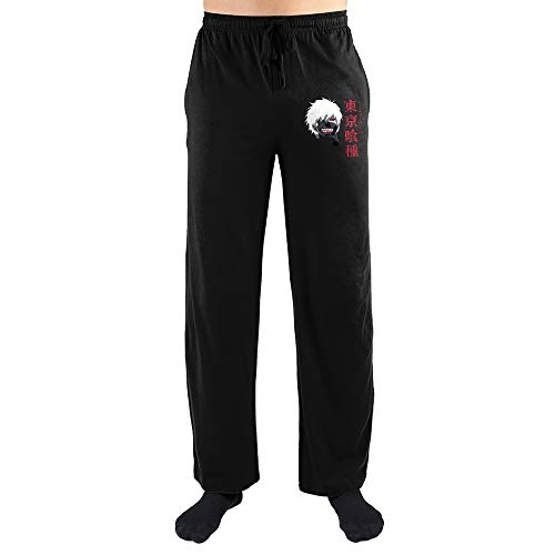 Tokyo Ghoul Eyepatch Japanese Text Sleep Pants-Medium