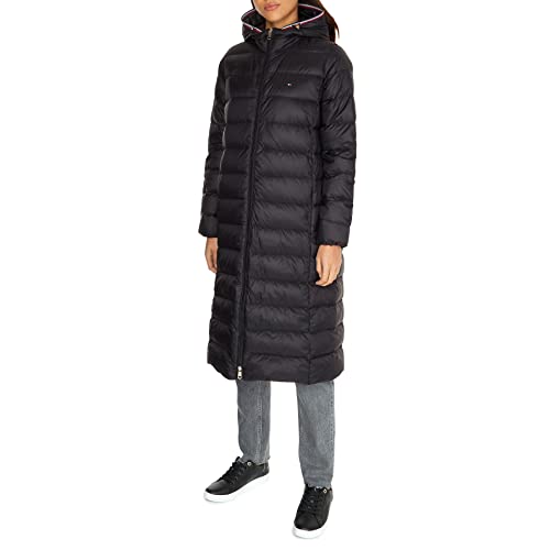 Tommy Hilfiger Damen Lw Down Maxi Daunenmantel, Black, M