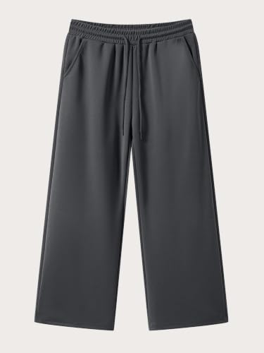 Image of JMIERR Men's Casual Baggy Pants Lightweight Wide Leg Lounge Travel Pants Streetwear with Pockets