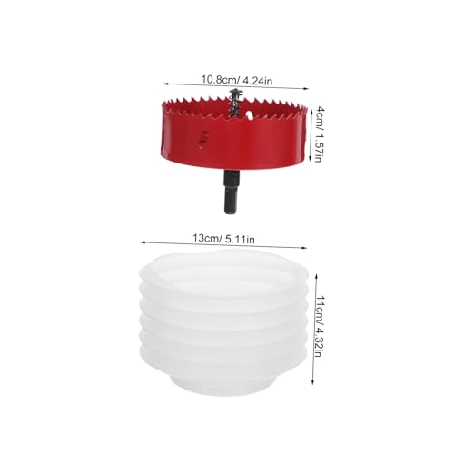 Juego de brocas bi-metal 4-1/4" con cubrebabas miniatura 2