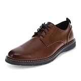 DOCKERS Easedale Herren-Schnürschuh, Oxford-Schuh, Cognac 1, 42-43 EU