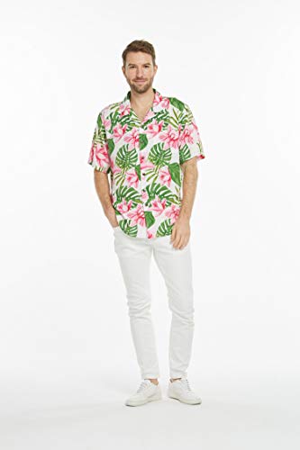 Image of Hawaii Hangover Family Matching Hawaiian Clothes, Lotus & Orchid | Family matching Hawaiian outfits, Lotus & Orchid, lightweight rayon, machine washable, tropical floral print, luaus, cruises