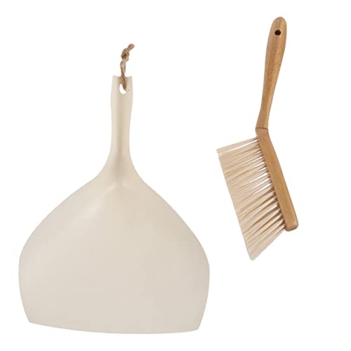 minkissy 1 Set Desktop Broom Desktop Dustpan Household Cleaning Brush Cleaning Kit Mini Cleaning Broom Home Cleaning Accessory Mini Dustpan Desktop Cleaner Desktop Cleaning Broom Mini Broom