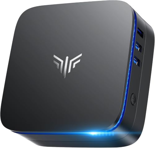 NiPoGi AK1PLUS Mini PC Intel N5030 Mini PC Win11 PRO 12GB RAM 256GB SSD (4C/4T Up to 3.1GHz) Mini Computer HDMI+Dual 4K UHD Wifi5/BT4.2