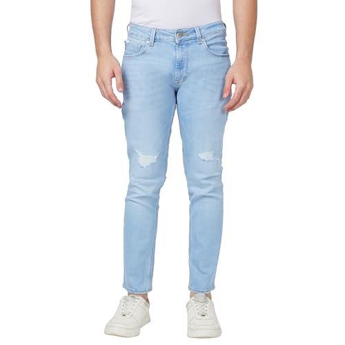 Image of Spykar Men's Rover Regular Fit Mid Rise Casual Jeans