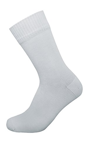 STRYDE Multi-Use 100% Waterproof Socks, Highly Breathable, Mid-Calf Length (S/M (UK 5-8, Euro 38-42), 1 Pair, Light Grey)