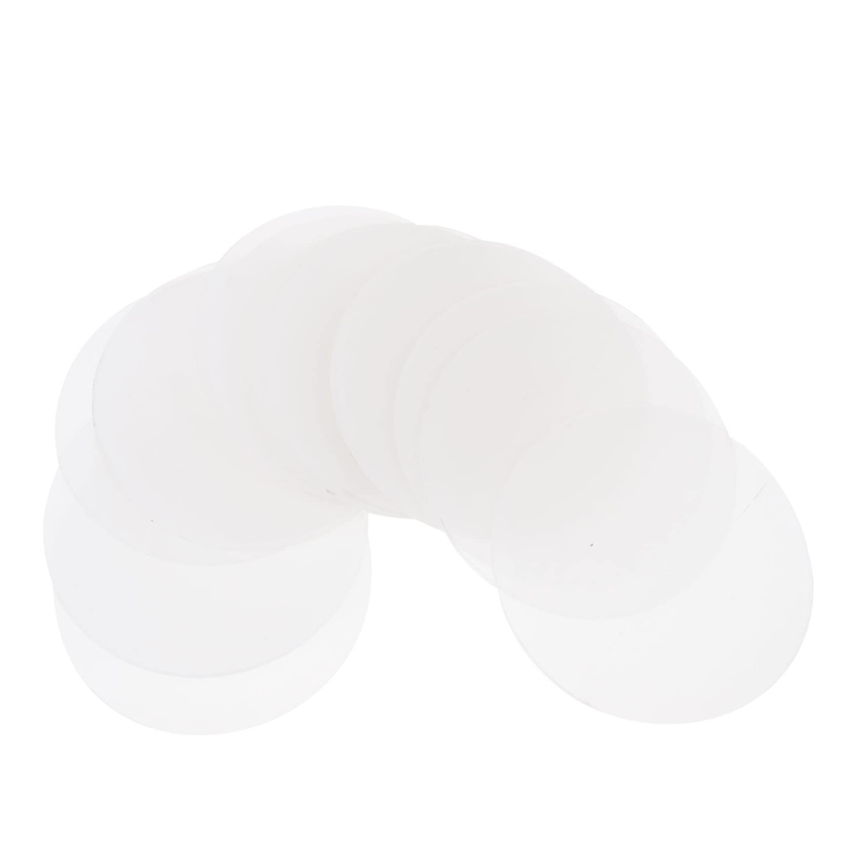 SOLUSTRE DIY Round Acrylic Sheets 18 Pack for Craft Projects Easy to Cut Smooth Finish Peel Film Included