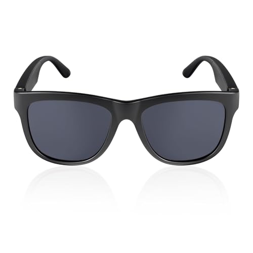 Smart Sunglasses for Men Women, Bluetooth Smart Glasses with UV400 Polarized Lenses, Built-in Mic & Speakers, Voice Assistant Compatible, HD Calling,