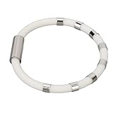Static Wrist Strap, Static Eliminating Silicone Bracelet, Body Static Elimination Wristband for Women & Men, Winter Running Static Strap (White)