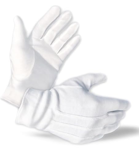 white glavs for hand cotton gloves size ragular
