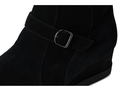 Image of Dansko Shelia Wedge Boot for Women - Durable Waterproof Leathers and Leather-Stacked Heel - Buckle Detail and Tall Shaft for Seasonal Style