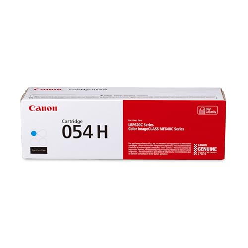 Canon Genuine 054 Cyan Toner Cartridge High Capacity Compatible with LBP622Cdw, LBP623Cdw, MF641Cdw, MF642Cdw, MF644Cdw - image 1