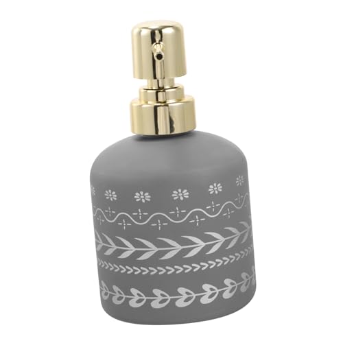 SAFIGLE Botella de presión Bomba Botellas de Viaje Botellas de champú portátil artículos de Aseo Botella exprimible para loción Botellas de loción contenedor de loción el plastico Gris