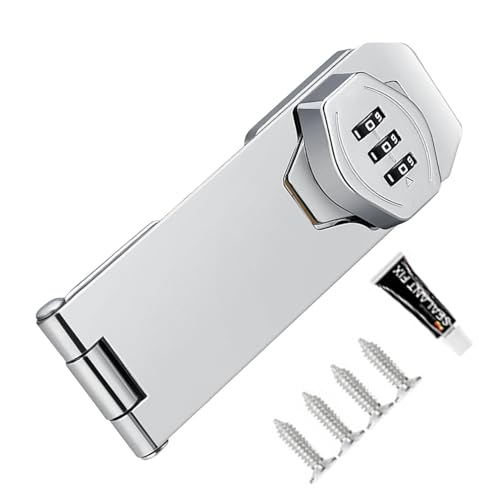 Dranng Cerradura de combinación sin llave,Cerradura de combinación para puertas de gabinetes | Cerradura de cerrojo para puerta de gabinete - Cerradura de pestillo para el hogar, cerradura de