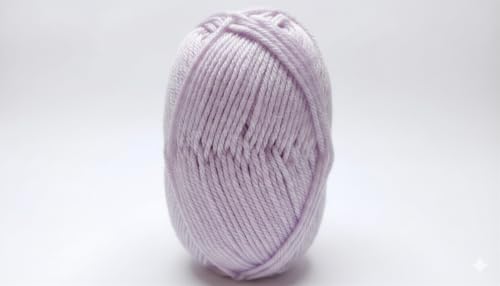 Image of Vardhman Magnus Knitting Yarn 100% Acrylic Bulky 4Ply Yarn (Pack of 1 Ball - 100g) - Knitting & Crochet Yarn for Winter Sweaters, Scarves, Blankets | Hypoallergenic, Hand Wash - Lilac