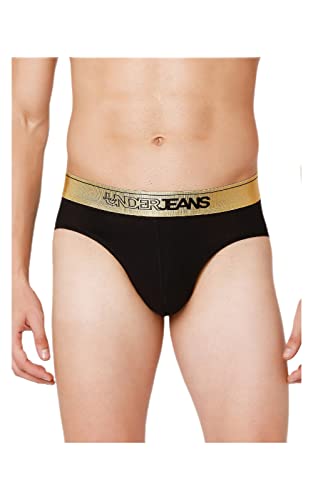 Image of Underjeans Men's Cotton Blend Briefs (Pack of 2) (UJNPBS041E2)
