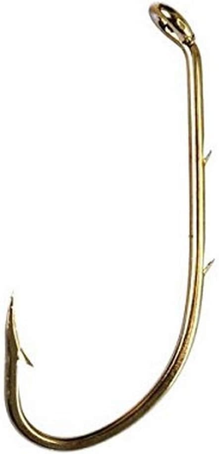 Eagle Claw Bronze Bait Holder Hooks - 1 Pack of 100 - Size 2, 4, or 6 Made in USA - #181 (4 (#181-4-100PK))