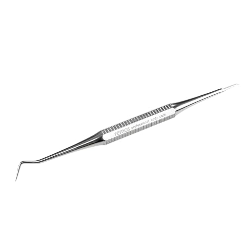 REMOS Zahnstocher mit spitzem und flachem Ende aus rostfreiem Edelstahl - 9 cm