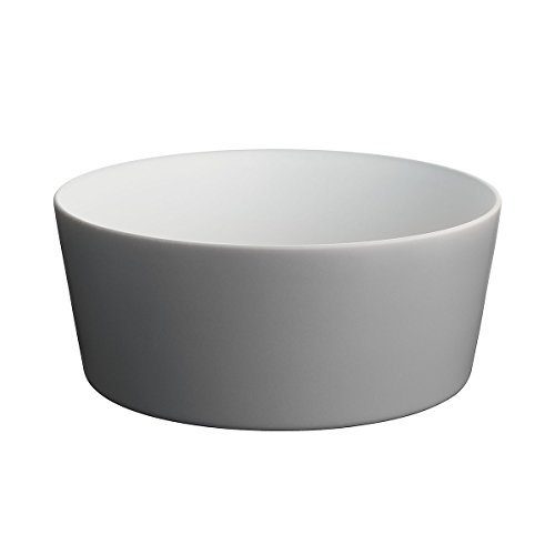 Alessi Tonale Salad Bowl Dg Insalatiera, Acciaio Inossidabile, Grigio Scuro, 23 cm