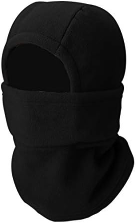 Balaclava Mask-Anti Dust Mask-Plus Protect Keep Safety for Kids Hood-Mask Neck Lengthen (Black)