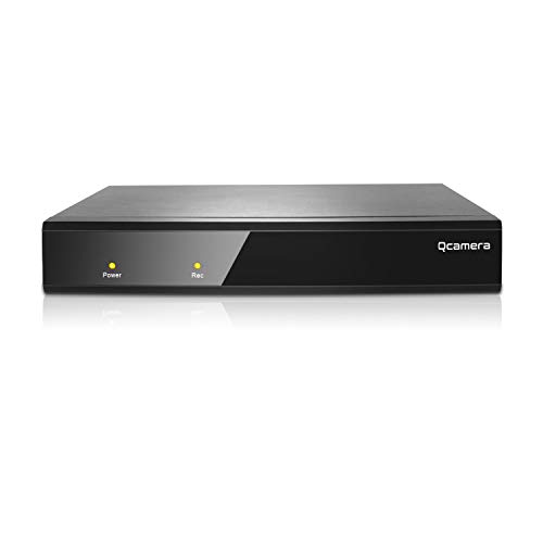 Q-camera Enregistreur Vidéo 8CH 5M-N/1080N HD AHD/TVI/CVI/Analog/IP DVR H.265 Enregistreur VidéO P2P AccèS à Distance pour CaméRa De Surveillance De SéCurité à Domicile (Pas De Disque Dur)