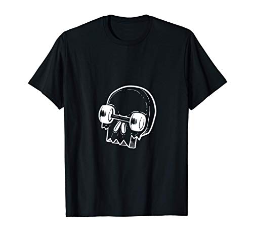Skate Skull skateboarder Maglietta