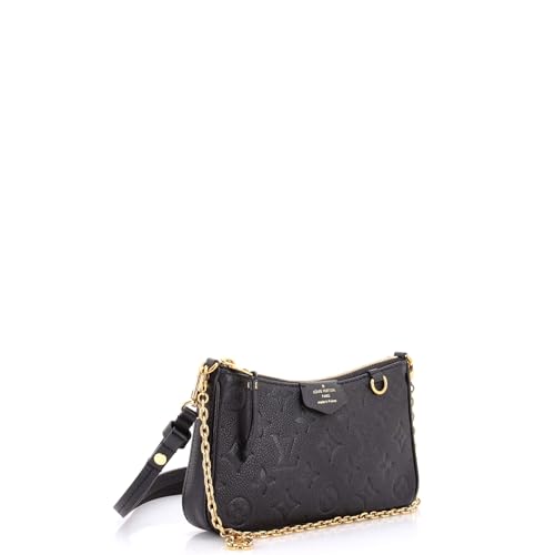 Pre-Loved Easy Pouch on Strap Monogram Empreinte Leather, Black2