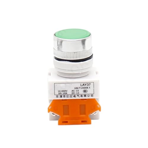 Interrupteur à bouton vert 22mm LAY37 pour stabiliser vos circuits