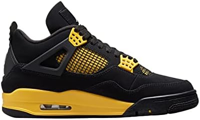 Nike Air Jordan 4 Retro Men'sBlack/White-Tour Yellow DH6927-017 10.5 | Image 1