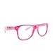 GloFX Ultimate Heart Diffraction Glasses - 3D Rainbow Hearts Effect with Pink Frames - Great Festival, Concert, and Rave Accessory